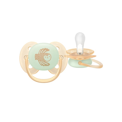 Philips AVENT Sucette +0 mois Soft Night Deco - 4 pièces