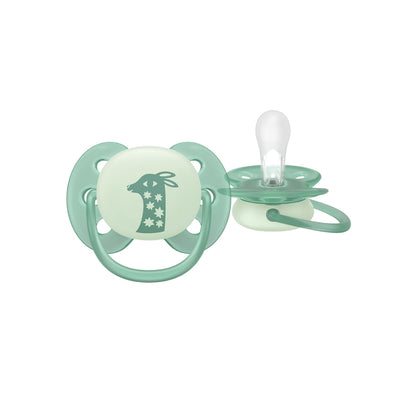 Philips AVENT Fopspeen +0m Soft Day & Night - 4 stuks
