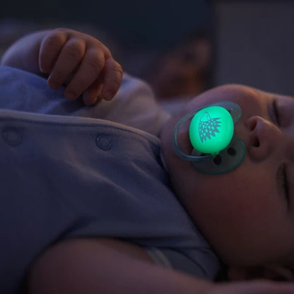 Philips AVENT Sucette +6 mois Soft Night Deco - 4 pièces
