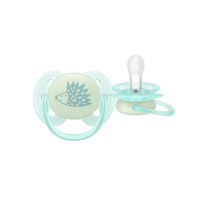 Philips AVENT Sucette +6 mois Soft Night Deco - 4 pièces