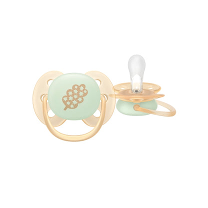 Philips AVENT Fopspeen +6m Soft Night Mystery Kleur/Design Geel/Blauw of Paars/Groen