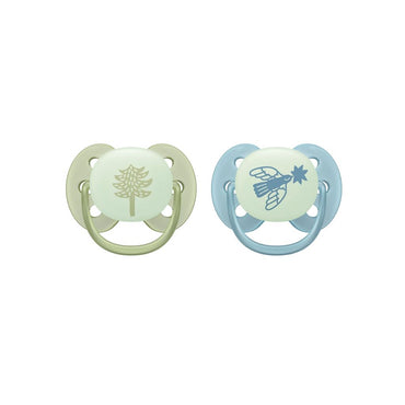 Philips AVENT Fopspeen +18m Soft Night Mystery Kleur/Design Groen/Blauw of Blauw/Oranje