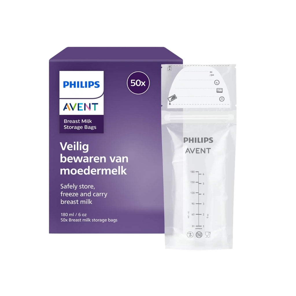 Philips AVENT Sachets De Conservation Pour Lait Maternel – 50 pièces