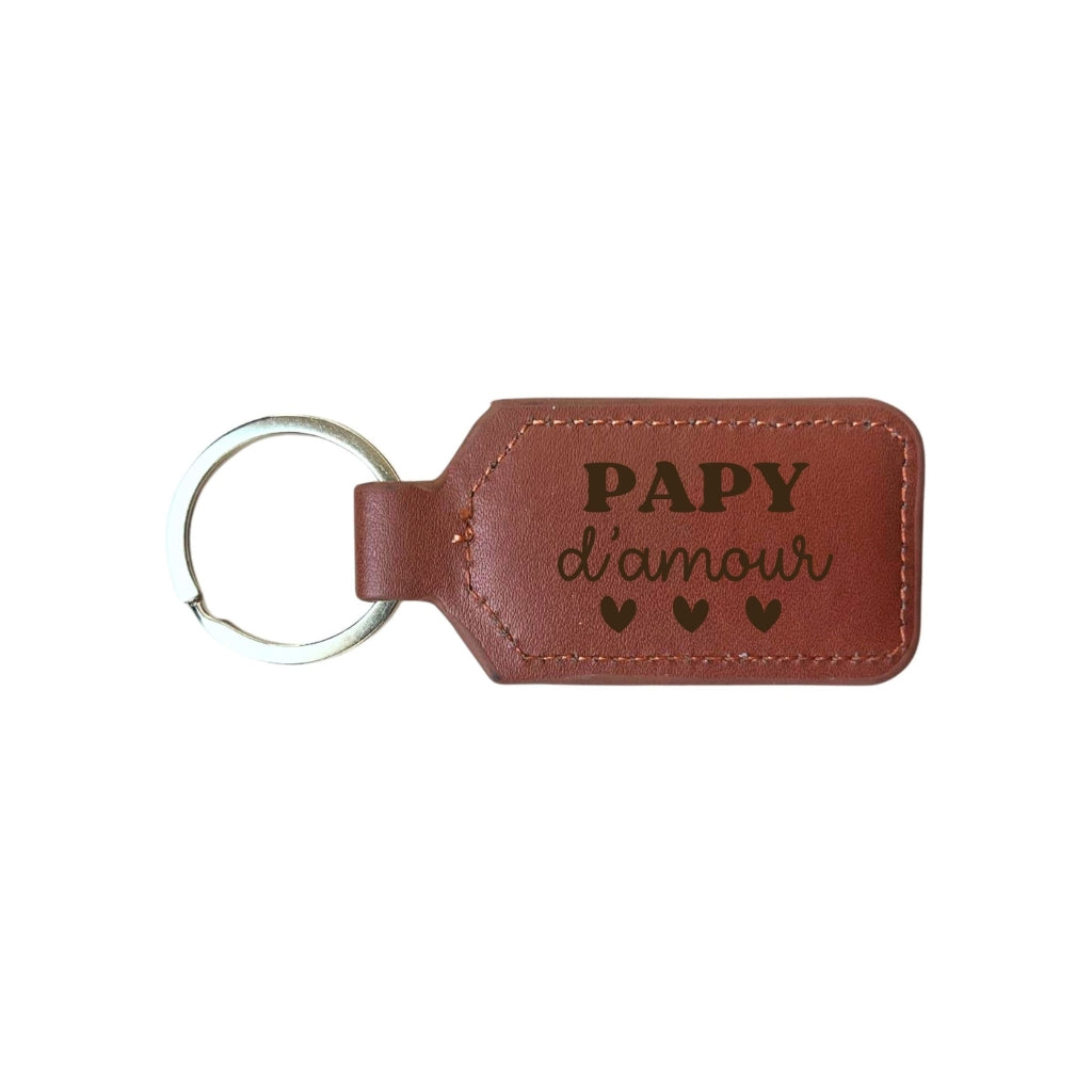Dotti Porte-clés "Papy d'amour" Brun