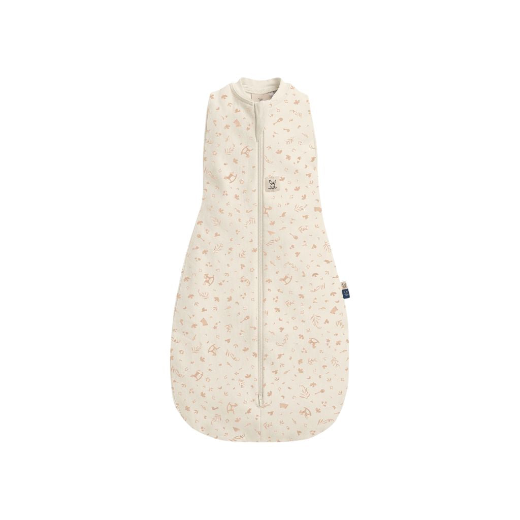 Ergopouch Inbakerzak / Slaapzak Ergococoon Lullaby TOG 1,0 Beige 70 cm