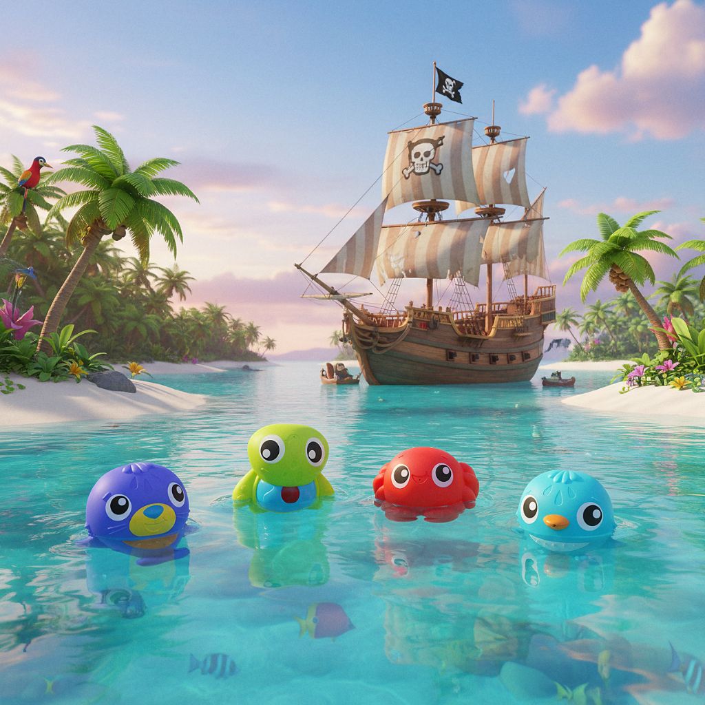 Playgro Badspeelgoed Onder de zee Squirtees