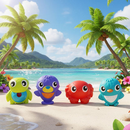 Playgro Badspeelgoed Onder de zee Squirtees