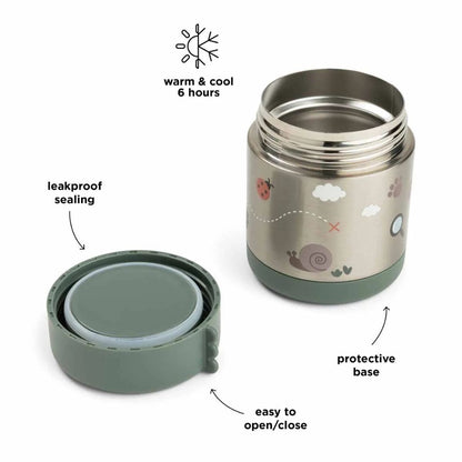 Done by Deer Isothermisch Lunchbox Tiny Trails Green