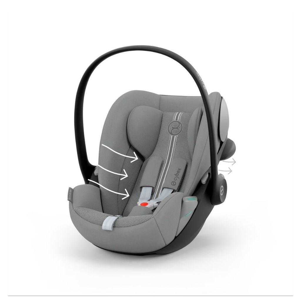 Cybex Draagbare Autostoel Groep 0+ Cloud G3 i-size Plus Stone Grey