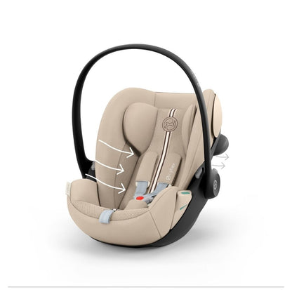Cybex Draagbare Autostoel Groep 0+ Cloud G3 i-size Plus Almond Beige