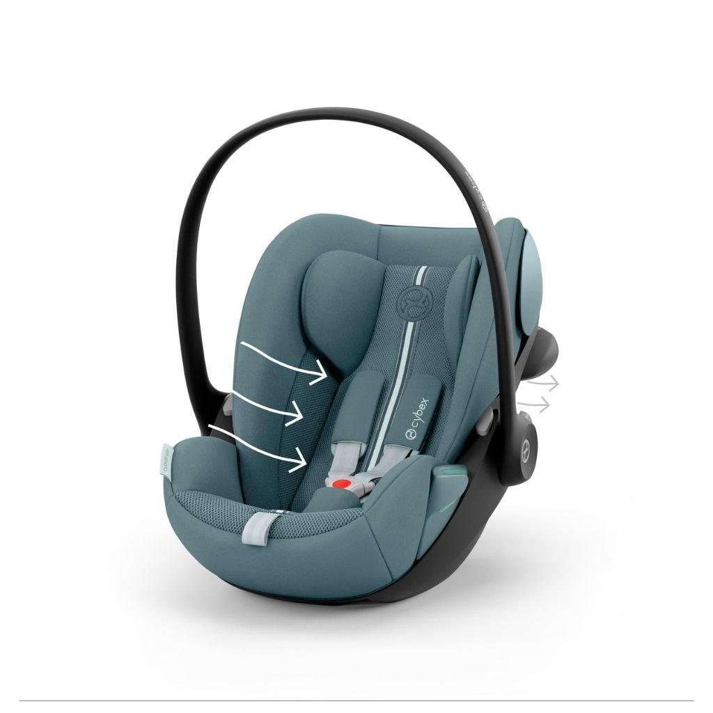 Cybex Siège-Auto Portable Groupe 0+ Cloud G3 i-size Plus Stormy Blue
