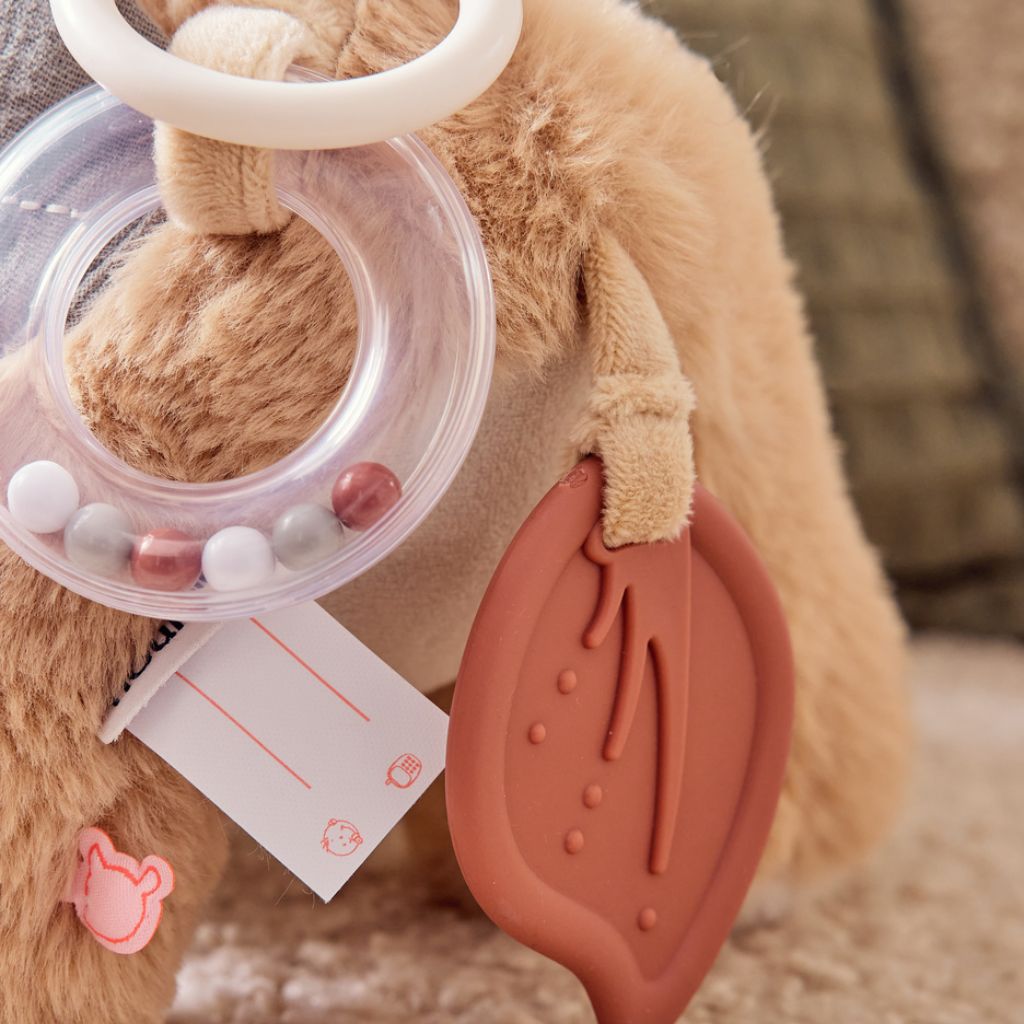 Noukie's Activiteitenknuffel Fluffy & Orso Fluffy Beige