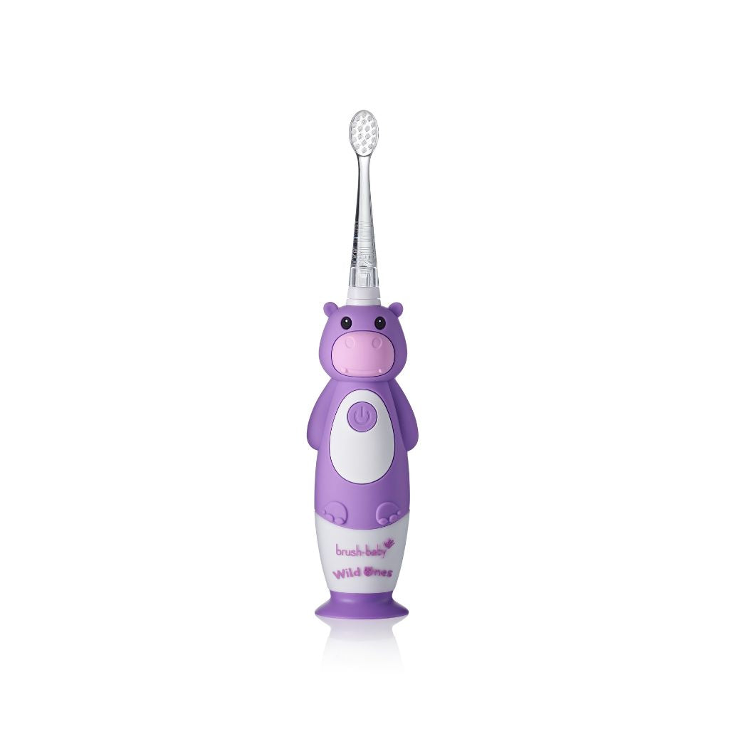 brush-baby Brosse à dents électrique WildOnes™ Holly l'hippopotame 0-10 ans