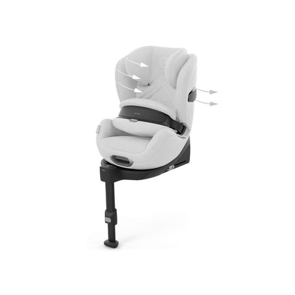 Cybex Siège Auto Anoris T2 i-Size Plus White-Light Grey