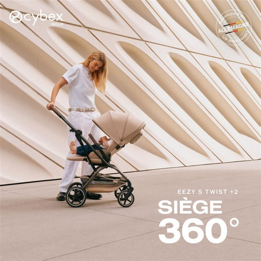 Cybex Poussette Eezy S Twist+2 Almond Beige