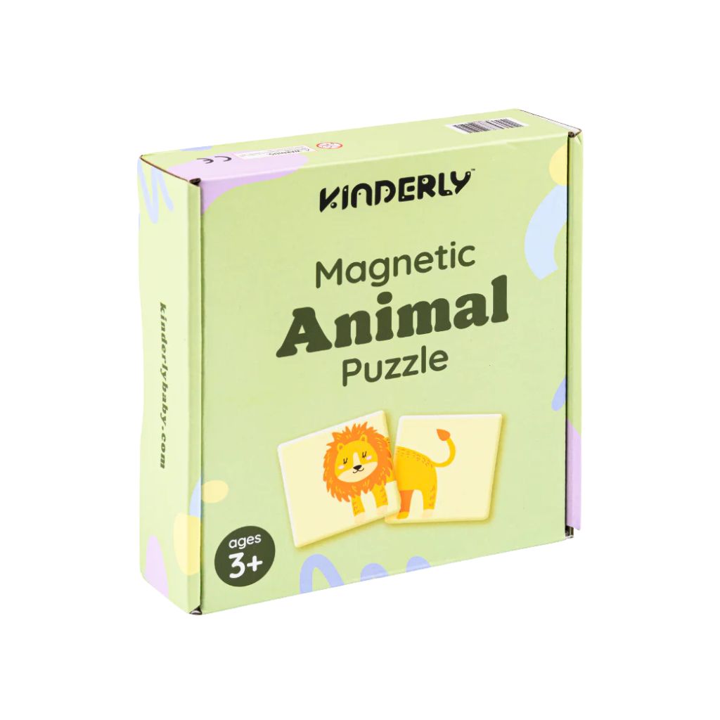 Kinderly Puzzle Magnétique d'animaux - 40 Pièces