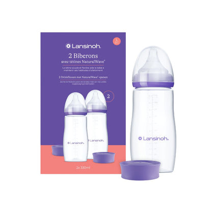 Lansinoh Biberon NaturalWave® 330ml - 2 pièces