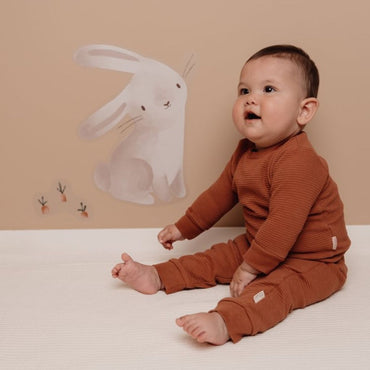 Little Dutch Muursticker Newborn Naturals Baby Bunny A4 - 3 stuks