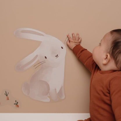 Little Dutch Muursticker Newborn Naturals Baby Bunny A4 - 3 stuks