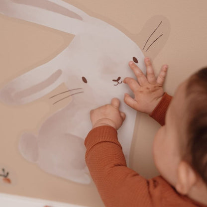 Little Dutch Muursticker Newborn Naturals Baby Bunny A4 - 3 stuks