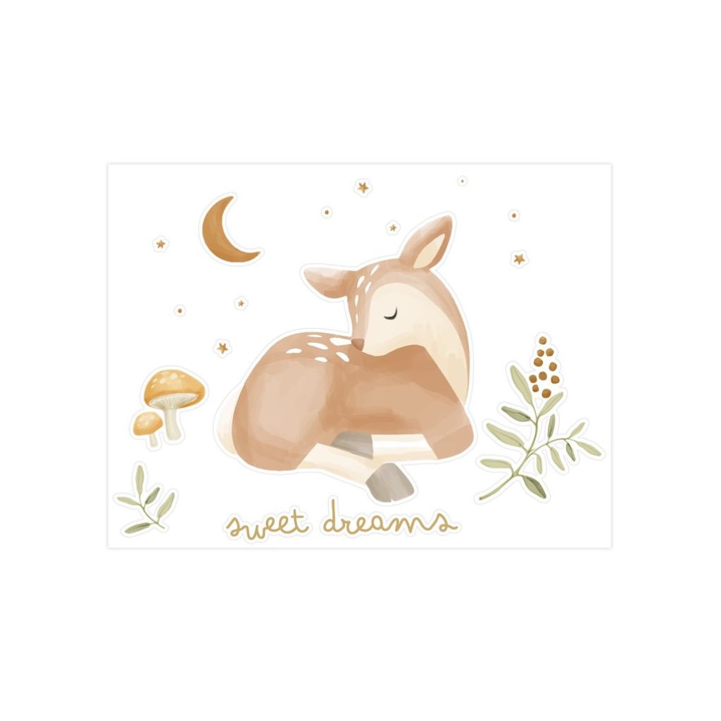 Little Dutch Sticker mural Sweet Dreams Fairy Garden 40 x 30,5 cm