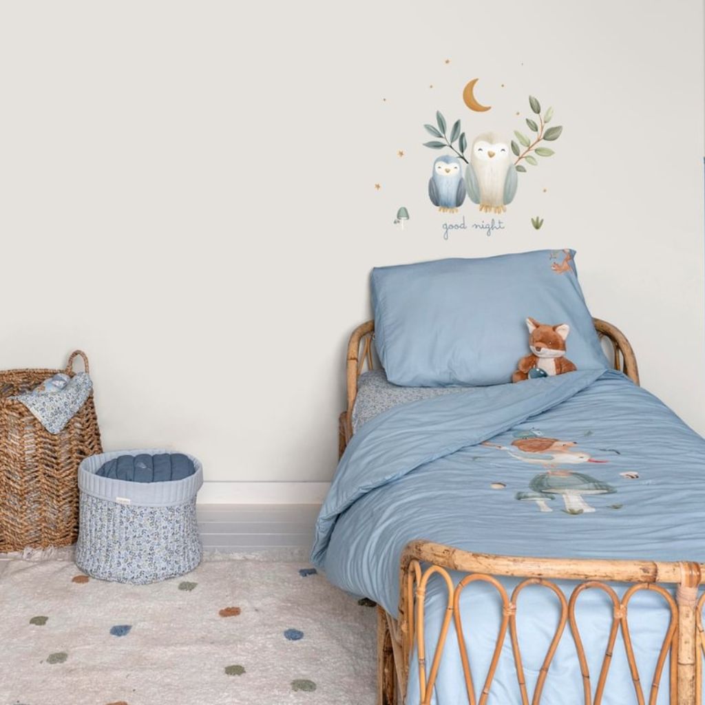 Little Dutch Sticker mural Good Night Forest Friends 45 x 40 cm