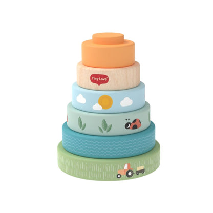 TinyLove Houten Stapeltoren Farmers Funday