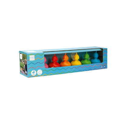 Scratch Europe Kermiseendjes Regenboog – Set van 6 en 2 Hengels