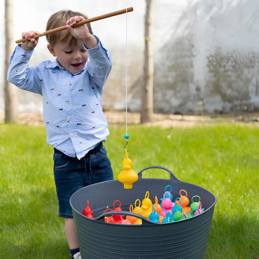 Scratch Europe Kermiseendjes Regenboog – Set van 6 en 2 Hengels