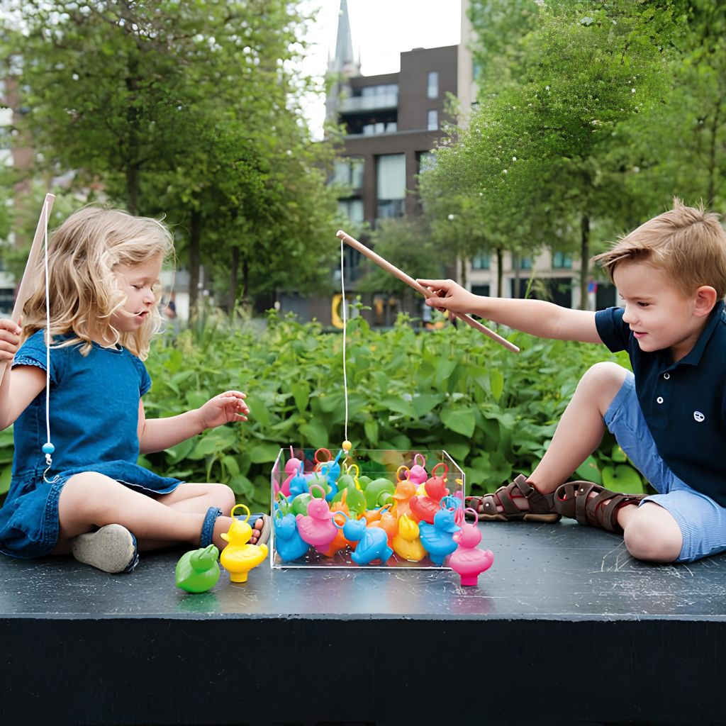 Scratch Europe Canne à Pêche Pour Le Jeu De La Canard