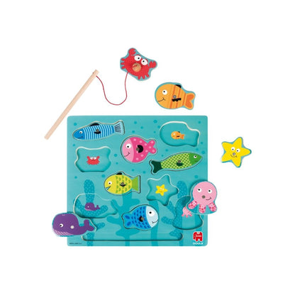 Jumbo Magnetische Puzzel Goula Vissen - 10 stuks