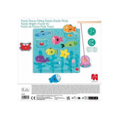 Jumbo Magnetische Puzzel Goula Vissen - 10 stuks