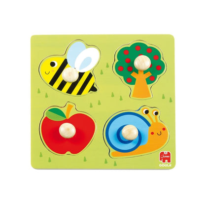 Jumbo Houten Puzzel Goula Boomgaard - 4 Stuks