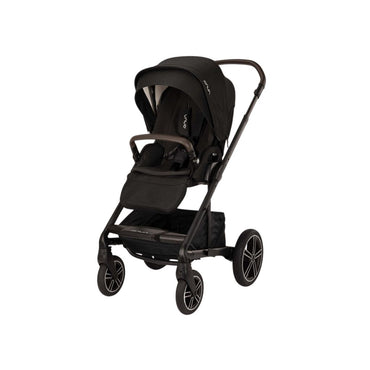 Nuna 3-in-1 Kinderwagen Mixx Next Caviar-Chocolate + Draagmand Caviar + Draagbare autostoel Groep 0+ Pipa Urbn Caviar