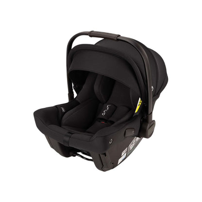 Nuna 3-in-1 Kinderwagen Mixx Next Caviar-Chocolate + Draagmand Caviar + Draagbare autostoel Groep 0+ Pipa Urbn Caviar