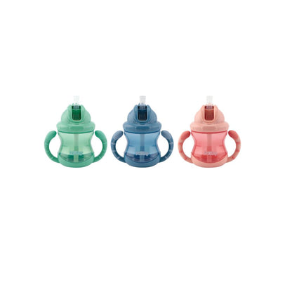 Nûby Oefenbeker Met Rietje Flip-It Mystery Kleur / Design 240 ml - 1 Stuk