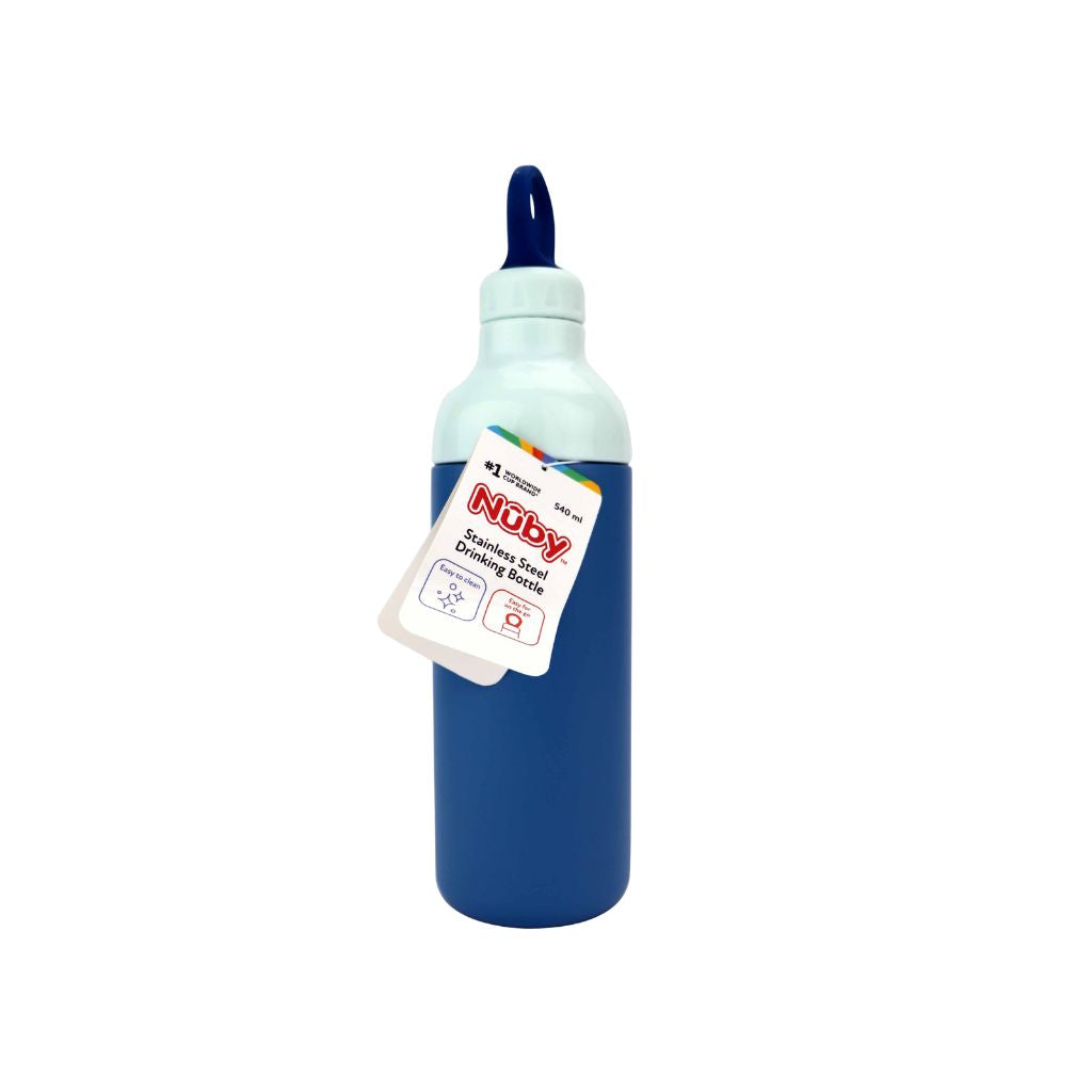 Nûby Gourde en Acier Inoxydable Couleur / Motif Surprise 600 ml - 1 Pièce