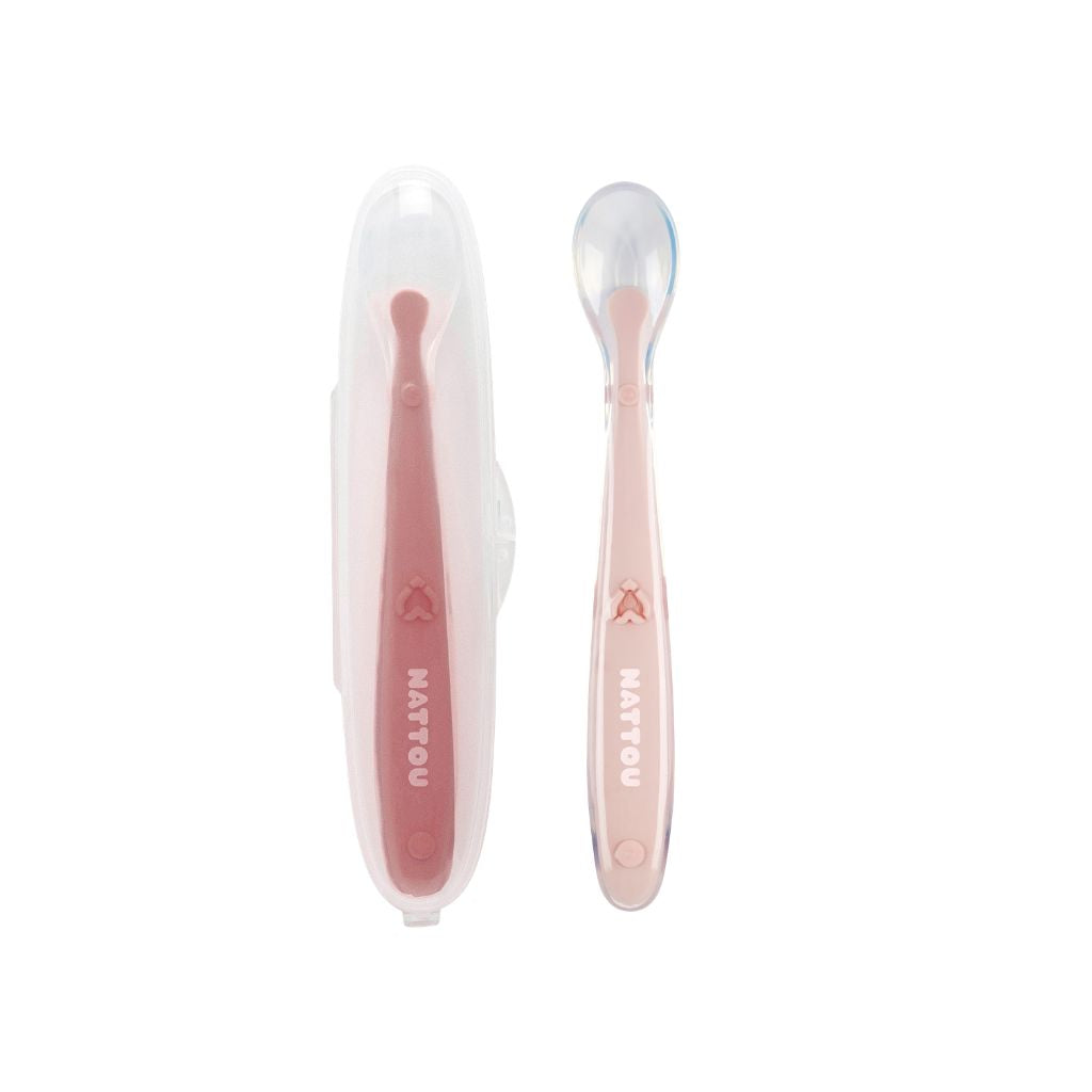 Nattou Cuillère Pink - 2 Pièces