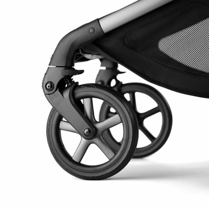 Bugaboo 2-en-1 Poussette  Fox 5 Renew Misty White + Nacelle Misty White (Châssis Black)