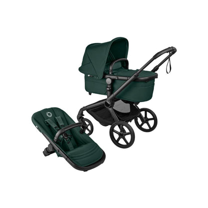 Bugaboo 2-in-1 kinderwagen Fox 5 Renew Fern Green + Draagmand Fern Green