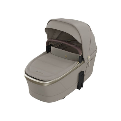 Maxi-Cosi Poussette 3 en 1 Fame Sapphire Sand + Nacelle Sapphire Sand + Siège-auto portable Groupe 0+ Pebble 360 Pro2 Twillic Truffle + Base FamilyFix 360 Pro
