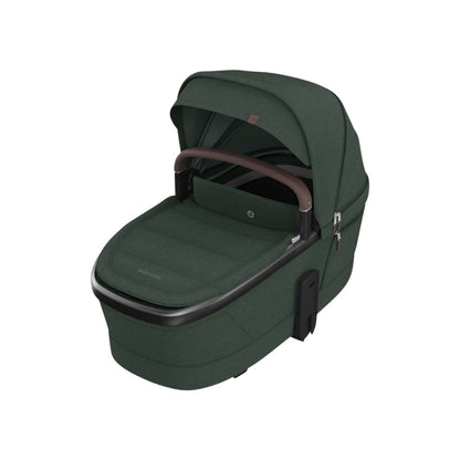 Maxi-Cosi Pousette 3 en 1 Fame Twillic Green + Nacelle Twillic Green + Siège-auto portable Groupe 0+ Pebble Slide Pro Onyx Black + Base FamilyFix Slide Pro