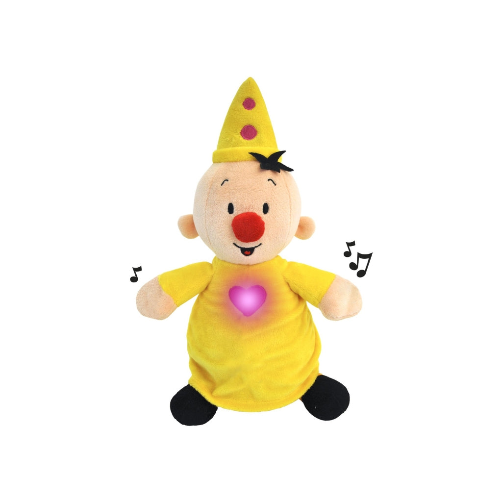 Studio 100 Bumba Peluche Bonne nuit  Musique et Son Jaune 40 cm