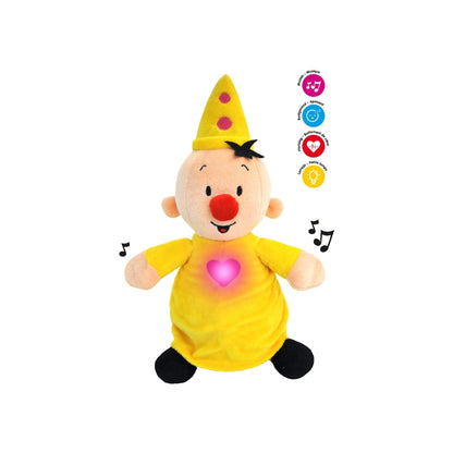 Studio 100 Bumba Peluche Bonne nuit  Musique et Son Jaune 40 cm
