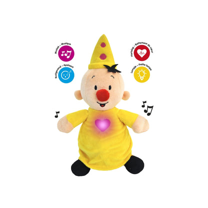 Studio 100 Bumba Peluche Bonne nuit  Musique et Son Jaune 40 cm