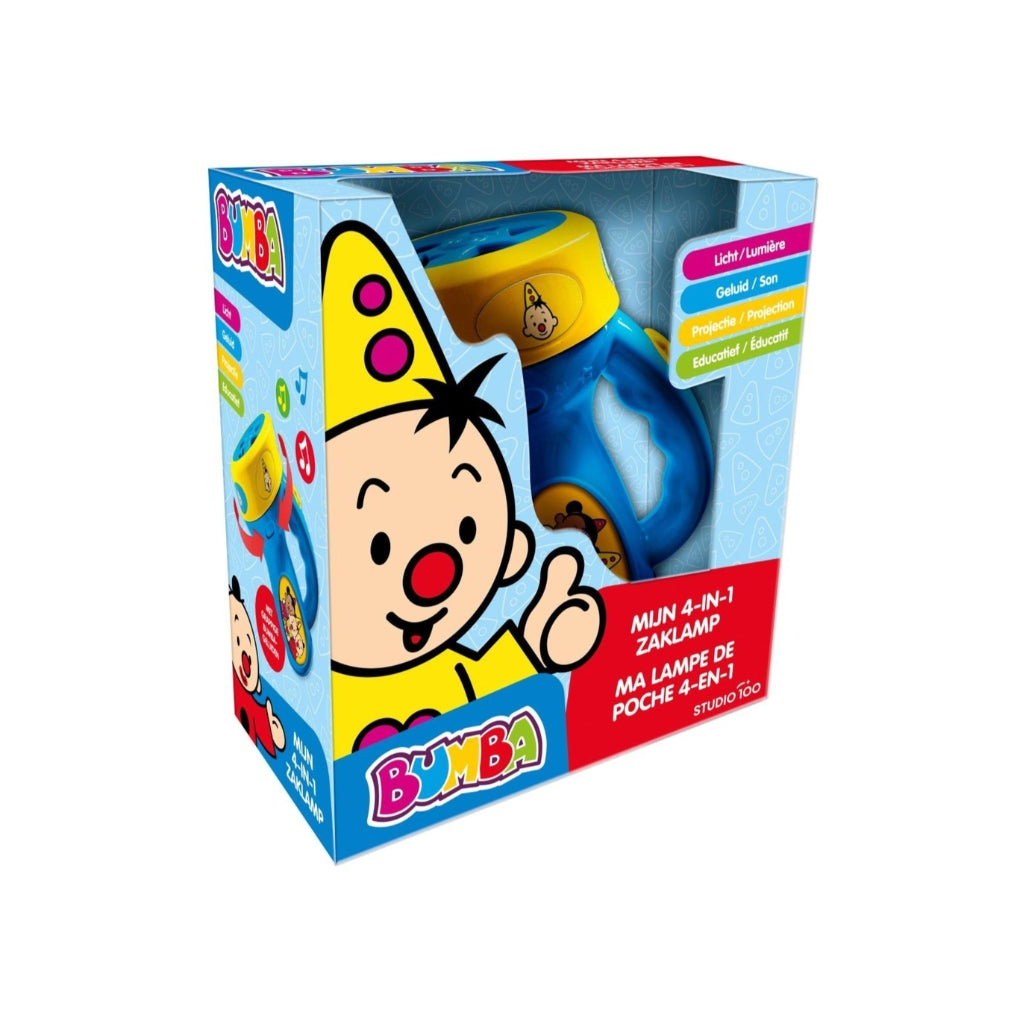 Bumba Mijn 4-in-1 Zaklamp Blauw