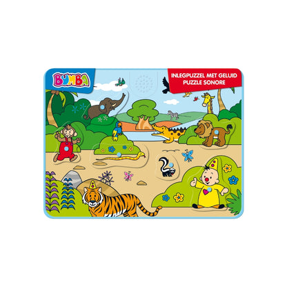 Studio 100 Bumba Houten Inlegpuzzel Met Geluid Multi