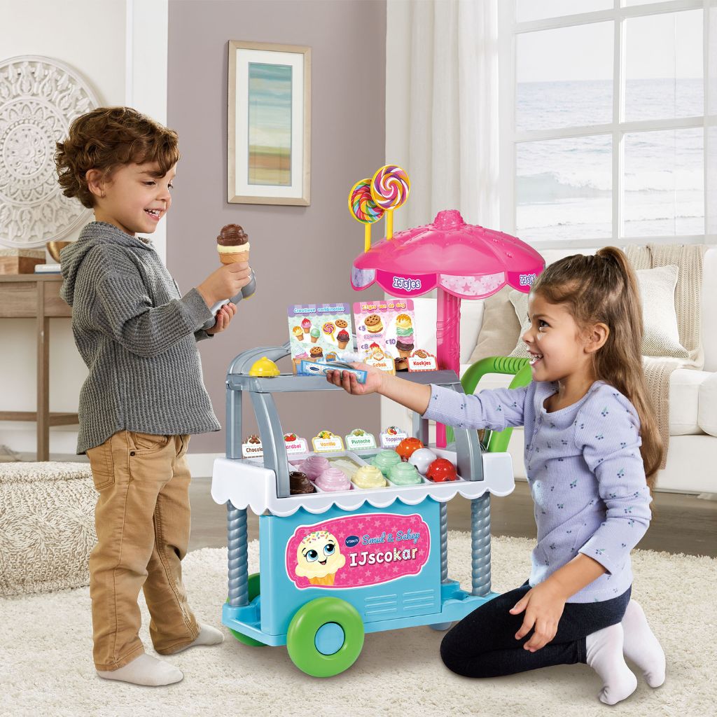 VTech Smul & Schep Chariot à Glaces Jouet Interactif NL Multi