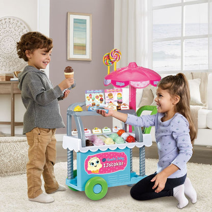 VTech Smul & Schep Chariot à Glaces Jouet Interactif NL Multi