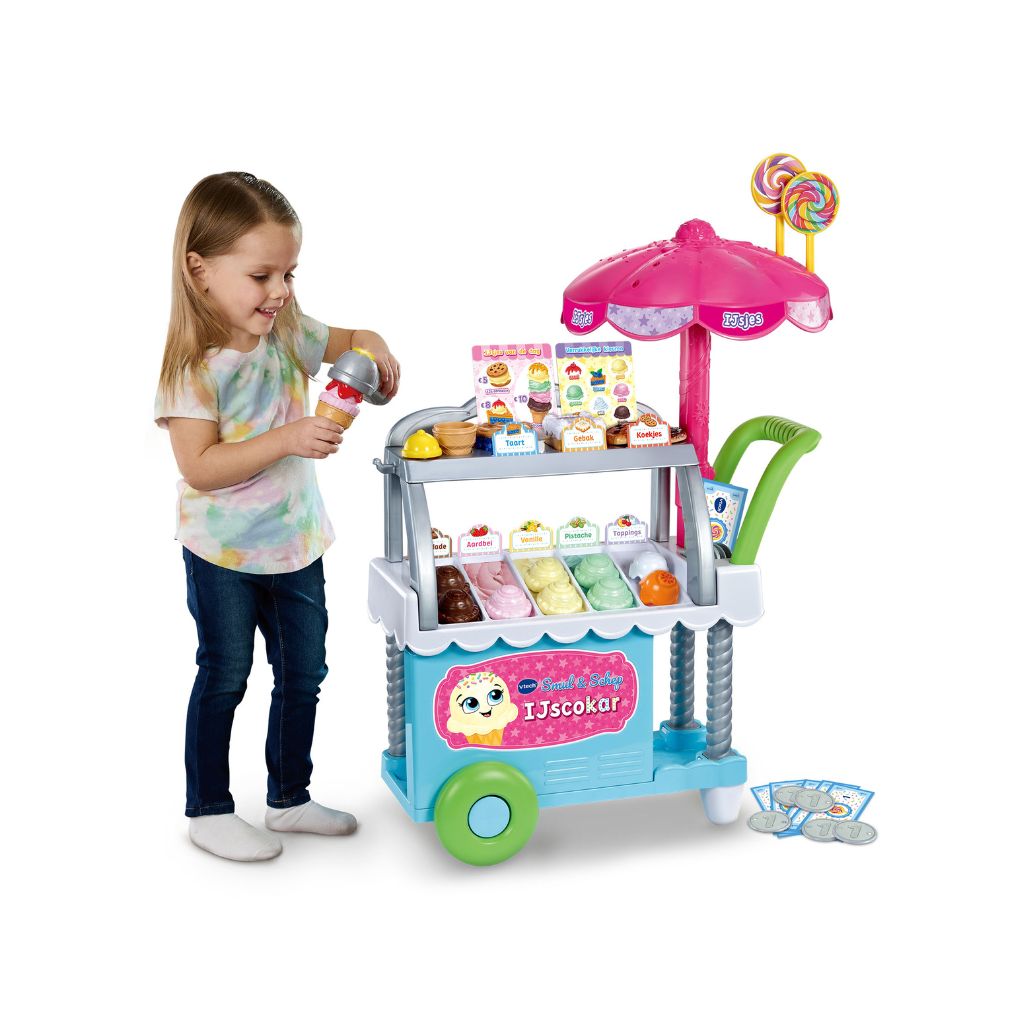 VTech Smul & Schep Chariot à Glaces Jouet Interactif NL Multi